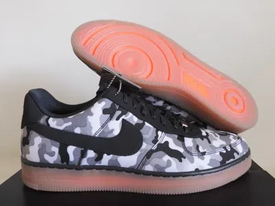 Pre-owned Nike Af1 Air Force 1 Downtown Txt Qs White-anthr-cool Grey Sz 9.5 [585715-100]