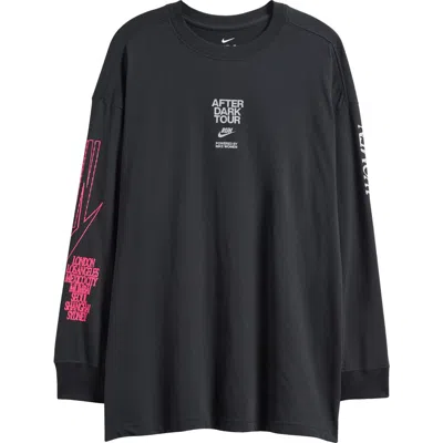 Nike After Dark Tour Oversized Long-sleeve Graphic T-shirt