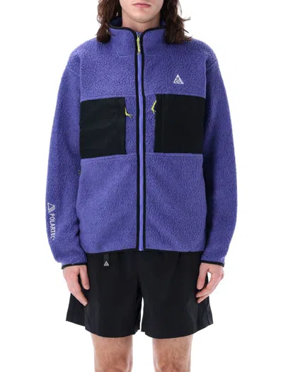 Nike Agc Polartech Zip Jacket In Persian Violet