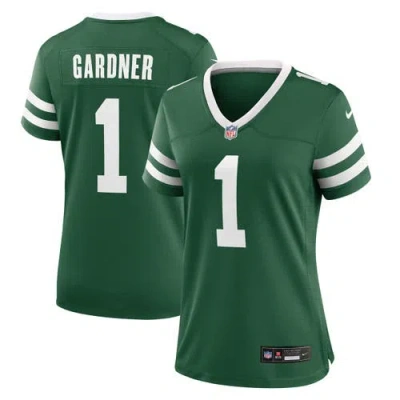 Nike Ahmad Sauce Gardner Legacy Green New York Jets Game Jersey