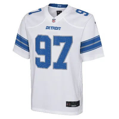 Nike Aidan Hutchinson Detroit Lions Big Kids'  Nfl Game Jersey In White