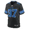 Nike Aidan Hutchinson Detroit Lions  Men's Nfl Game Football Jersey In Black