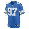Nike Aidan Hutchinson Detroit Lions  Men's Nfl Game Football Jersey In Blue