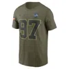 Nike Aidan Hutchinson Detroit Lions Salute To Service Menâs  Men's Nfl T-shirt In Green