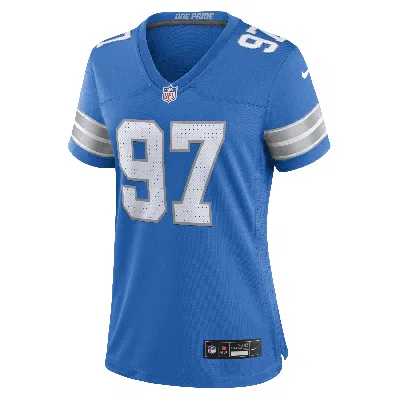 Nike Aidan Hutchinson Detroit Lions  Women's Nfl Game Football Jersey In Blue