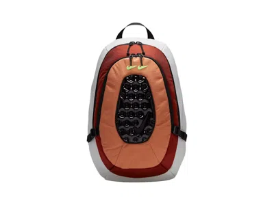 Pre-owned Nike Air 17l Backpack In Phantom/rugged Orange/lime Blast