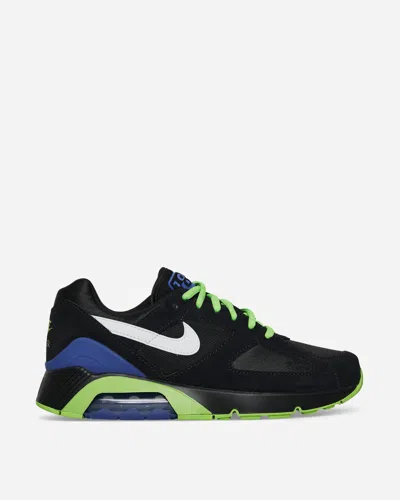 Nike Black & Green Air Max 180 Beetlejuice Sneakers In Black/white-action Green