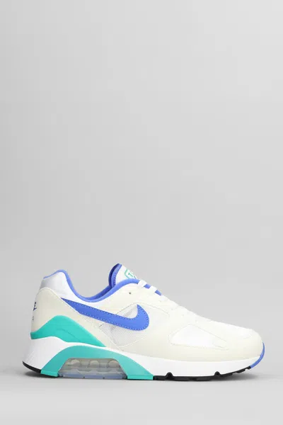 Nike Air 180 Sneakers In White Leather And Fabric