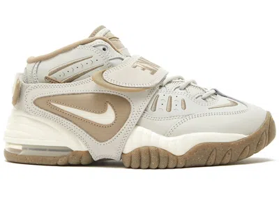Pre-owned Nike Air Adjust Force (women's) Sneakers In Khaki/light Bone/gum Medium Brown