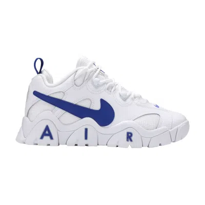 Pre-owned Nike Air Barrage Low Gs 'white Hyper Blue' | Kid's Size 6.5