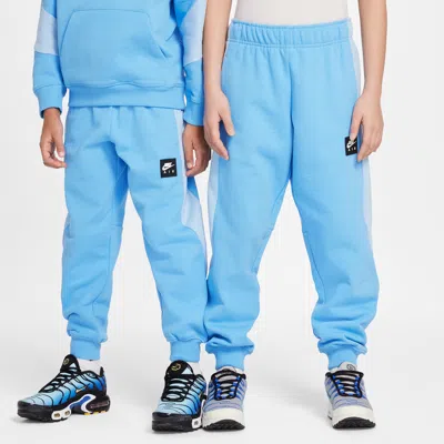 Nike Air Big Kids' Fleece Jogger Pants In Blue