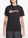 Nike Nsw Sw Air Cotton Graphic T-shirt In Schwarz