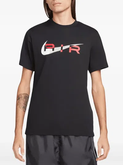 Nike Nsw Sw Air Cotton Graphic T-shirt In Schwarz