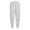 Nike Air Contrast Stitched Windproof Tie Woven Sweatpants For Men White In Gray