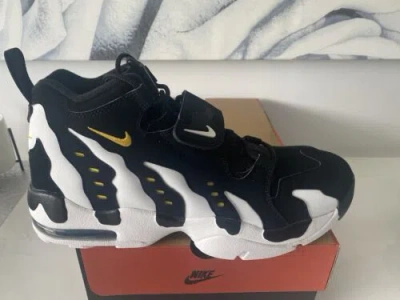 Pre-owned Nike Air Diamond Turf Dt Max 96 Deion Sanders Black White 2024 Hm8249-001