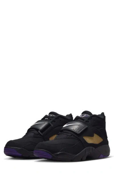 Nike Air Diamond Turf Sneaker In Black