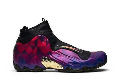 Pre-owned Nike Air Flightposite One 'chinese Year' Bv6648-605 In University Red/black/varsity Purple/metallic Gold