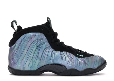 Pre-owned Nike Air Foamposite One Abalone Sneakers In Black/aurora Green In Multi