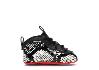 Pre-owned Nike Air Foamposite One Albino Snakeskin Sneakers In Sail/habanero Red/black