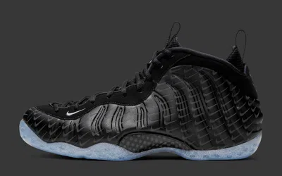 Pre-owned Nike Air Foamposite One All-over Swoosh Black Size 8. Cv0369-001 Jordan Penny