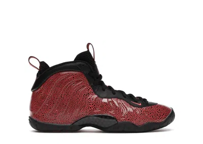 Pre-owned Nike Air Foamposite One Cracked Lava Sneakers In Black/bright Crimson