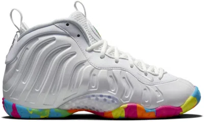 Pre-owned Nike Air Foamposite One Fruity Pebbles (2015) Sneakers In White/psn Green/pnk Fl In Multi
