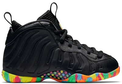 Pre-owned Nike Air Foamposite One Fruity Pebbles Sneakers In Black/poison Green/pink Flash In Multi