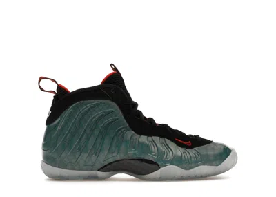 Pre-owned Nike Air Foamposite One Gone Fishing Sneakers In Dk Emerald/black/challenge Red