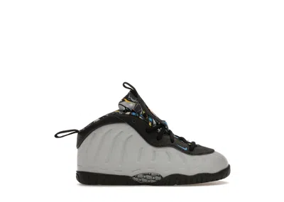 Pre-owned Nike Air Foamposite One Graffiti Sneakers In Muslin/lavender Mist/hyper Crimson