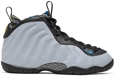 Pre-owned Nike Air Foamposite One Graffiti Sneakers In Muslin/lavender Mist/hyper Crimson