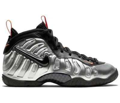 Pre-owned Nike Air Foamposite One Halloween (2020) Sneakers In Flat Silver/black/electro Orange In Multi