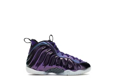 Pre-owned Nike Air Foamposite One Iridescent Purple Sneakers In Rush Pink/neptune Blue