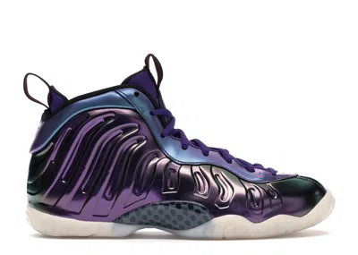 Pre-owned Nike Air Foamposite One Iridescent Purple Sneakers In Rush Pink/neptune Blue In Multi