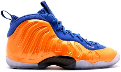 Pre-owned Nike Air Foamposite One Knicks Sneakers In Total Crimson/game Royal In Multi
