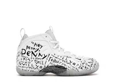Pre-owned Nike Air Foamposite One Lil' Penny Sneakers In White/black In Multi