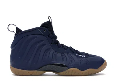Pre-owned Nike Air Foamposite One Navy Gum Sneakers In Midnight Navy Blue/gum Light Brown