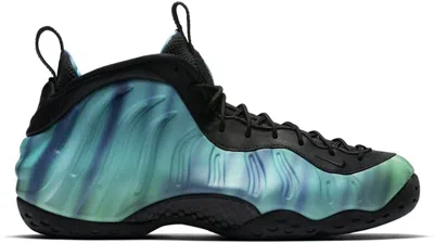 Pre-owned Nike Air Foamposite One Northern Lights Sneakers In Black/green Glow/fierce Purple