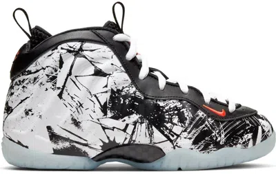 Pre-owned Nike Air Foamposite One Shattered Backboard Sneakers In Black/white/total Orange In Multi