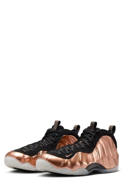 Nike Air Foamposite One Sneaker In Black/copper/off Noir