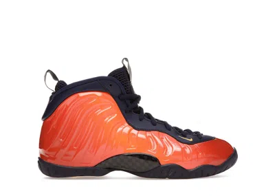 Pre-owned Nike Air Foamposite One Sneakers In Blue Void/rugged Orange