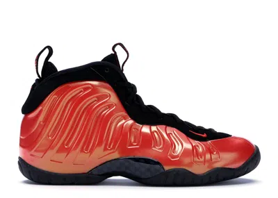 Pre-owned Nike Air Foamposite One Sneakers In Habanero Red/black
