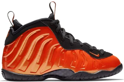 Pre-owned Nike Air Foamposite One Sneakers In Habanero Red/black