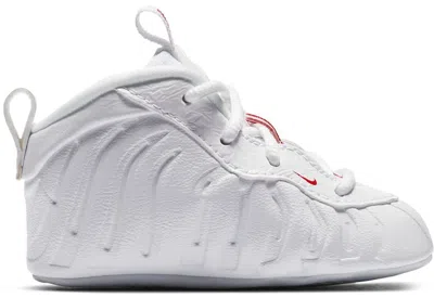 Pre-owned Nike Air Foamposite One Takeout Bag Sneakers In White/university Red