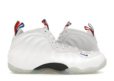 Pre-owned Nike Air Foamposite One Usa (women's) Sneakers In White/game Royal