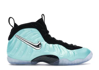 Pre-owned Nike Air Foamposite Pro Sneakers In Island Green/metallic Platinum/black