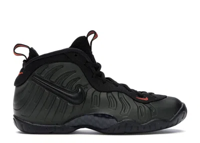 Pre-owned Nike Air Foamposite Pro Sneakers In Sequoia/black/team Orange In Multi