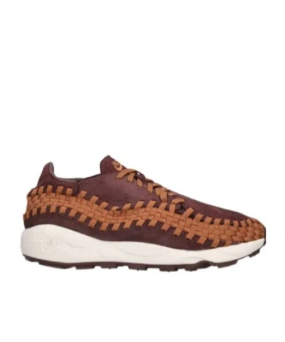 Nike Air Footscape Knitted Trainers In Brown