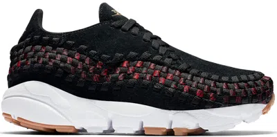 Pre-owned Nike Air Footscape Woven N7 (2017) (women's) Sneakers In Black/university Red