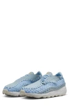 Nike Air Footscape Woven Sneaker In Denim/ Wheat/ Ice Blue/ White