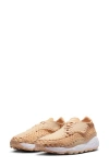 Nike Air Footscape Woven Womens Lifestyle Padded Insole Casual And Fashion Sneakers In Sesame/phantom/white
